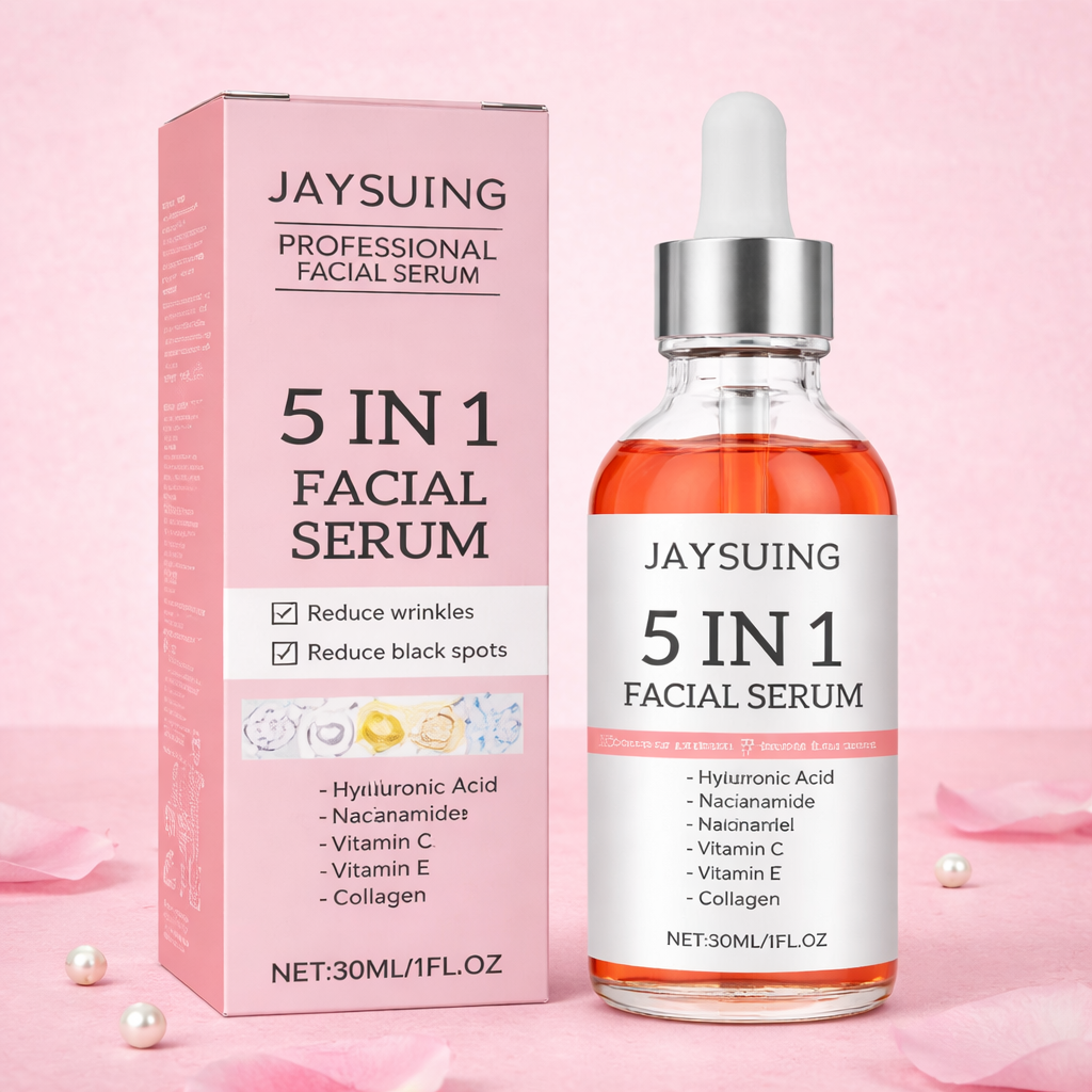 5-in-1 Facial Serum – Glow & Återfuktning GlowNordic