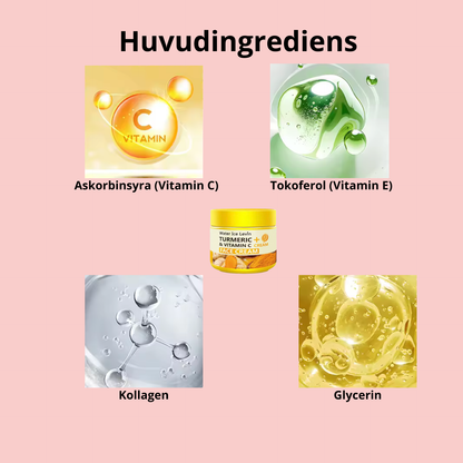 2-i-1 Vitamin C & Turmeric – Guldlyster GlowNordic