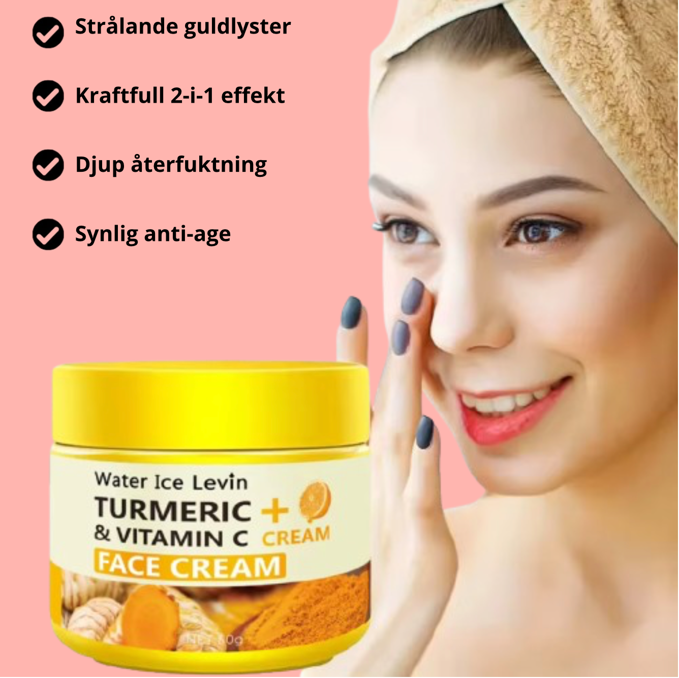 2-i-1 Vitamin C & Turmeric – Guldlyster GlowNordic