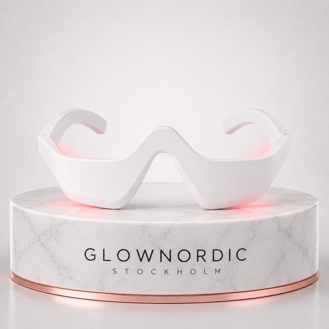red light under eyes GlowNordic