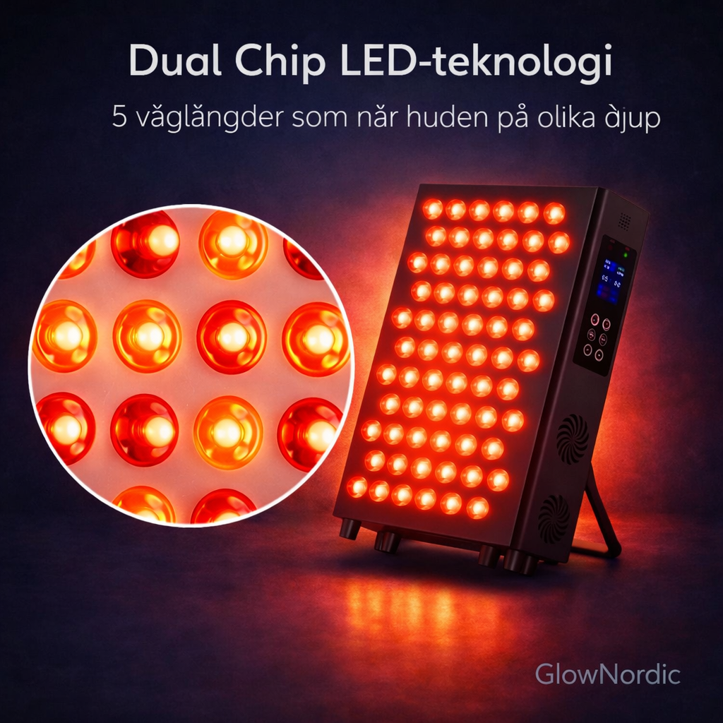 GlowNordic PRO600 – Professionell ljusterapi GlowNordic