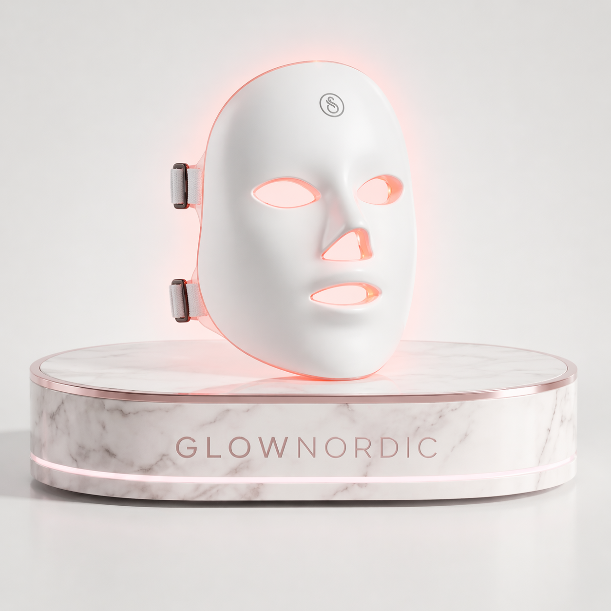 GlowNordic PRO LED-mask: 7-färgers ljusterapi GlowNordic
