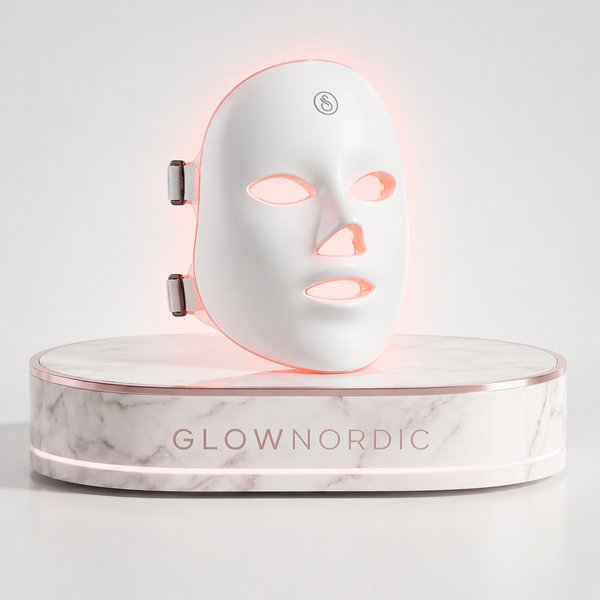 GlowNordic PRO LED-mask: 7-färgers ljusterapi GlowNordic